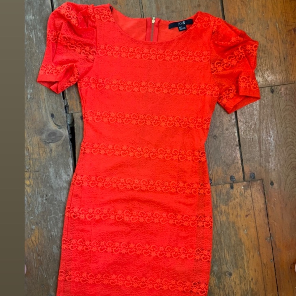 Orange dress